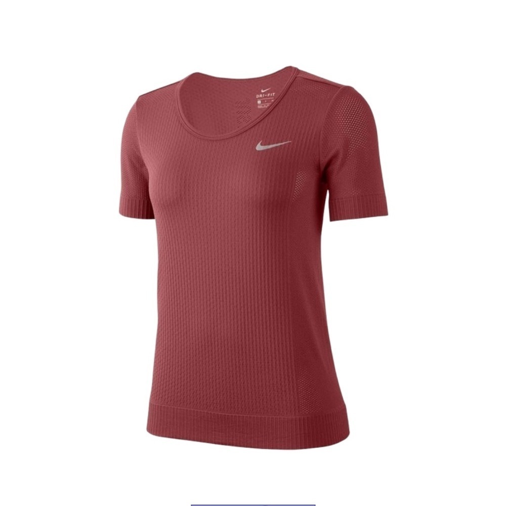 EUC Sz L Nike Dri-Fit Women's copper Short Sleeve Top